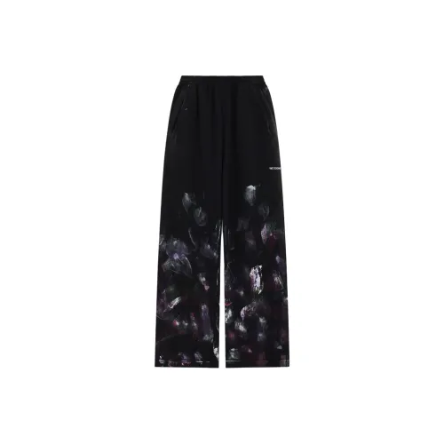 WE11DONE SS24 Вязаные тренировочные штаны унисекс черные