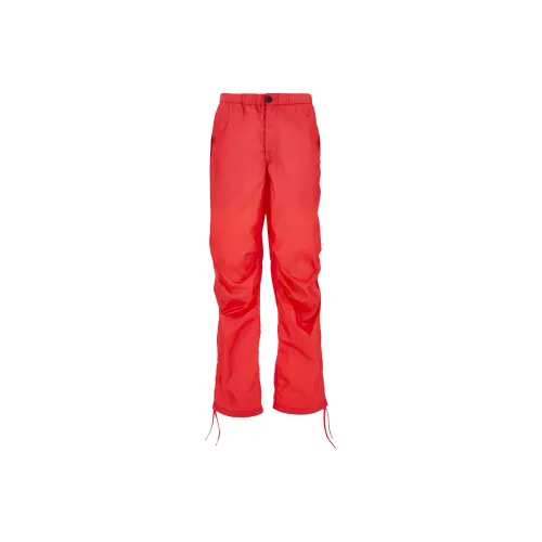 Ferragamo Red Men's Knitted Training Pants Феррагамо Красный Мужские Вязаные Спортивные Штаны
