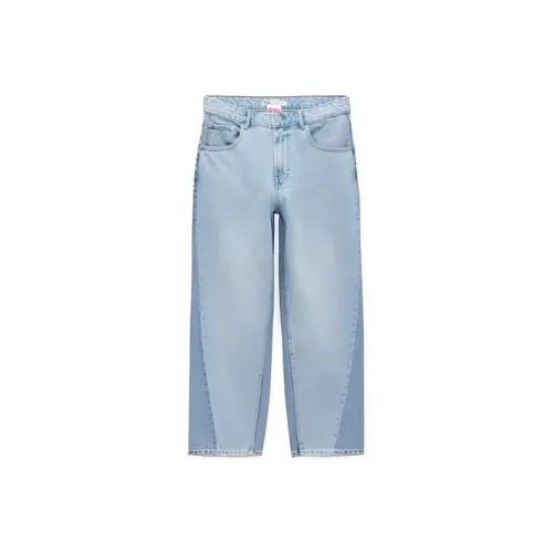 ZARA x Barbie Co Бренд Синий Мужской Джинсы