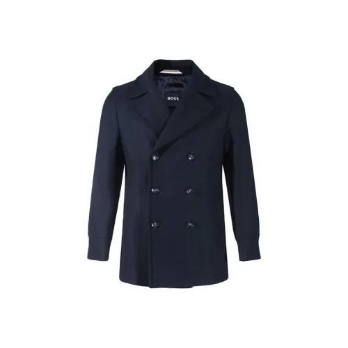 Hugo Boss Темно-синие мужские куртки