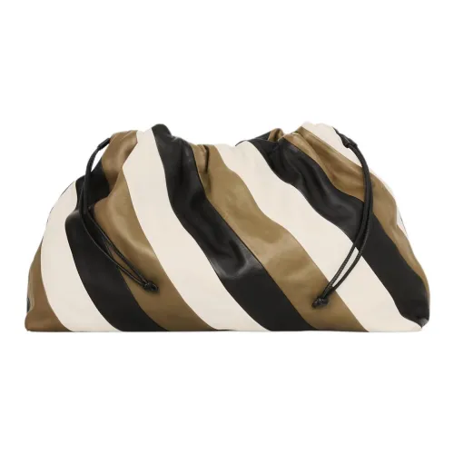 COS Cavatelli Кожа Клатч Экстра-большой Женский Коричневый Бежевый Черный