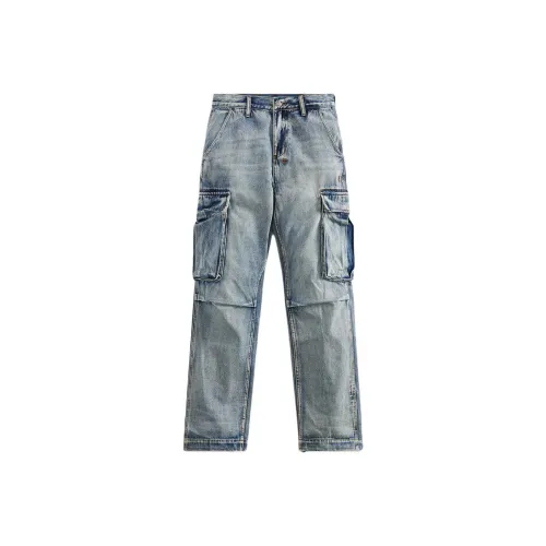 KITH Collaboration Punk Blue Men's Cargo Pants