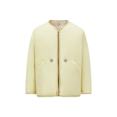 Moncler Down Jacket Unisex Light Yellow