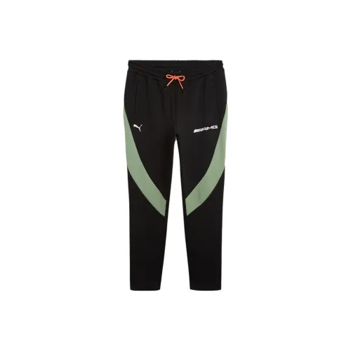 PUMA Mercedes Amg Мужские Вязаные Спортивные Брюки Тренировочные Брюки Мужские Черные