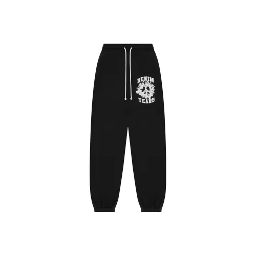 Вязаные тренировочные брюки унисекс Denim Tears co-brand черные