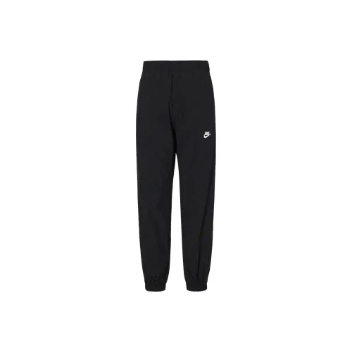 Nike Черные Мужские Вязаные Тренировочные Штаны
