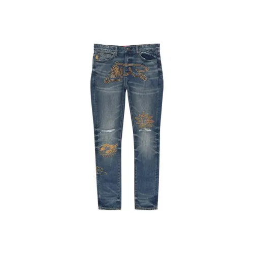 Мороженое, синий, мужской, джинсы