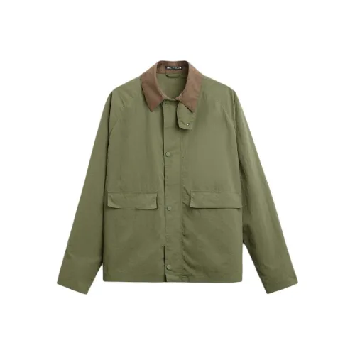 ZARA Зеленый Мужской Куртки