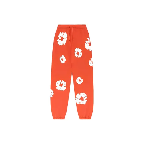 Denim Tears Co-brand Вязаные Тренировочные Штаны Унисекс Оранжевый