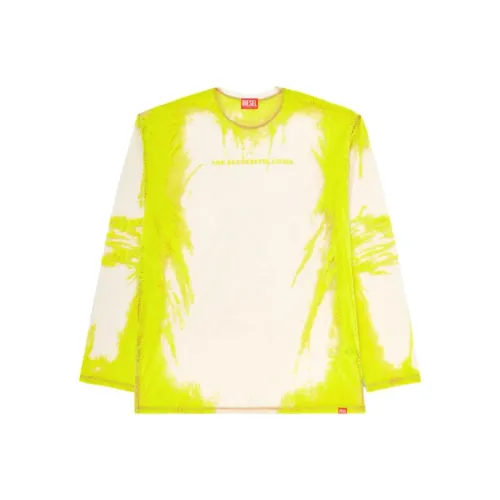 DIESEL Желтая Унисекс Футболка