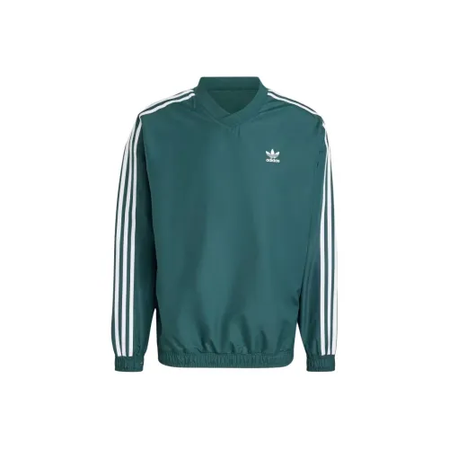Adidas Originals Adicolor Crewneck WINDBREAKER Тренчкот Мужской Зеленый