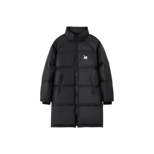 Suamoment Белый утиный пух Универсальная зимняя куртка Унисекс