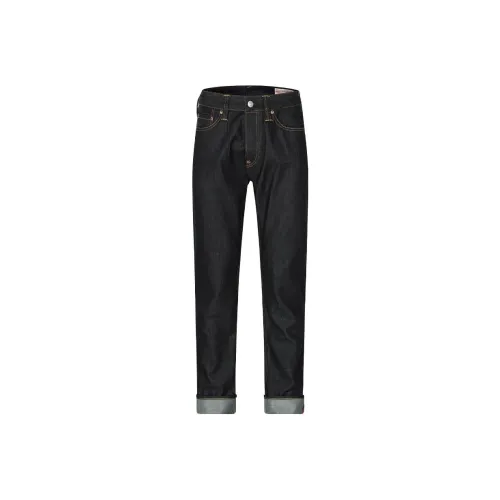 EVISU Черные Мужские Джинсы