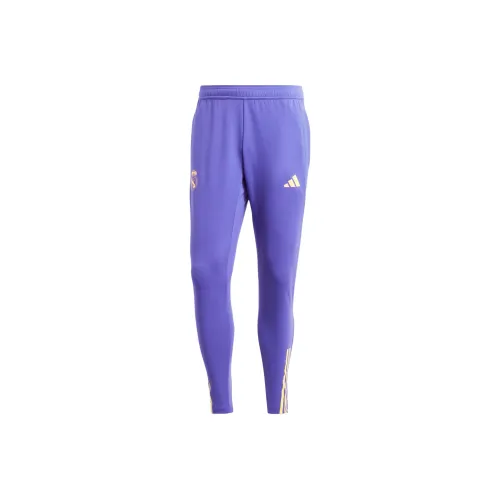 Adidas Real Madrid TIRO 23 Тренировки Tracksuit Bottoms Вязаные Тренировочные брюки Мужской синий-фиолетовый
