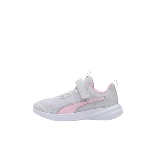 PUMA Rickie Low Топ Kids Lifestyle Shoes Серый розовый Детский