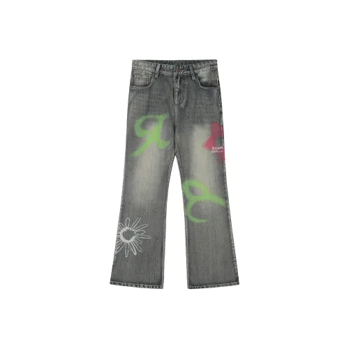 A Chock Синий Унисекс Джинсы