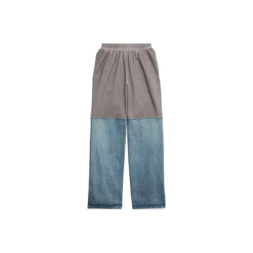 Balenciaga SS23 Вязаные Спортивные Штаны Свободного Кроя Мужские Синие