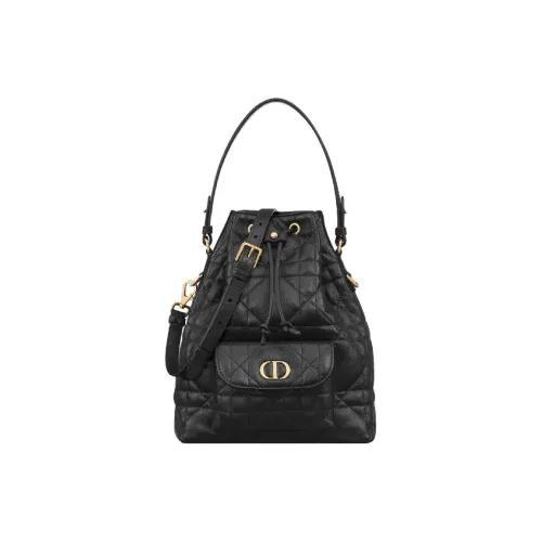 DIOR Caro Sheepskin Bag Small Women's Black