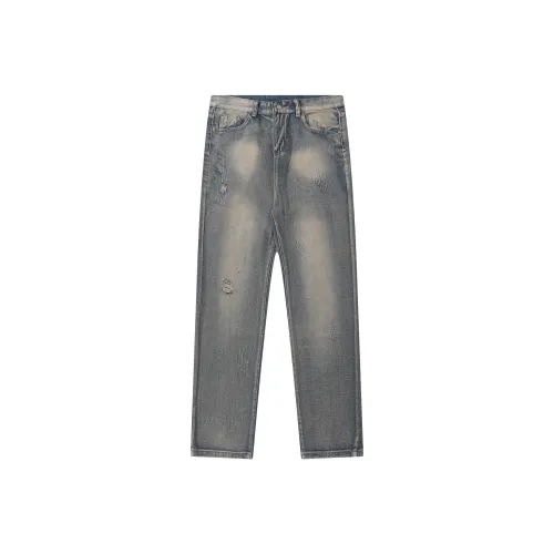 FUTURE MAKER Цементный Синий Унисекс Джинсы