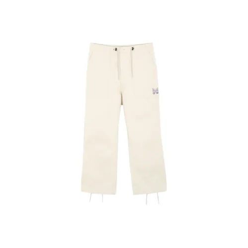 Needles Белый Мужской Повседневные Брюки