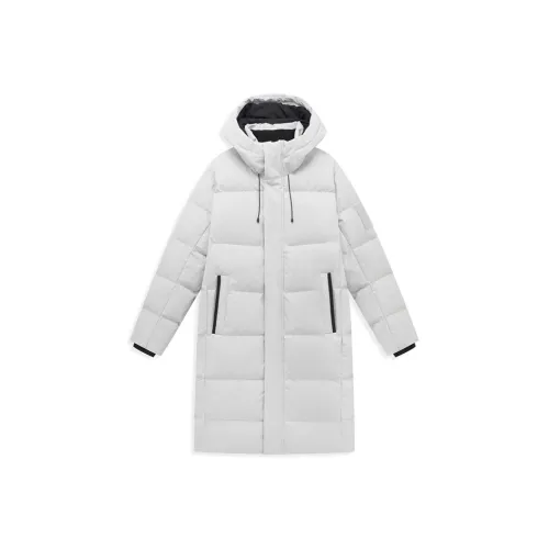 XTEP Пуховик Мужской Кремовый Серый