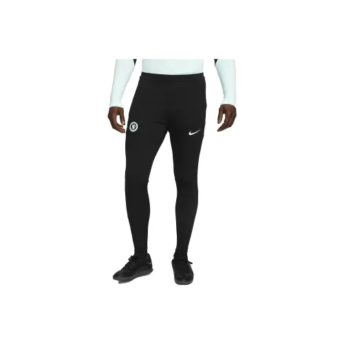 Nike Chelsea F.C. Strike Elite Third Вязаные Тренировочные Штаны Мужские Черные