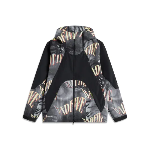 LINING Тренчкот Мужской с принтом "Черный повсюду"