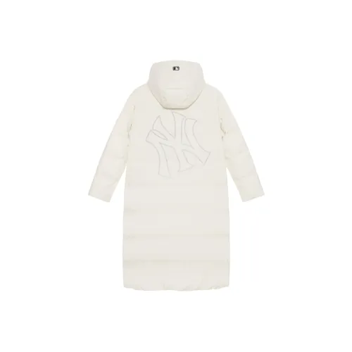 MLB New York Yankees Basic Collection 24FW Down Jacket Unisex Dark Cream