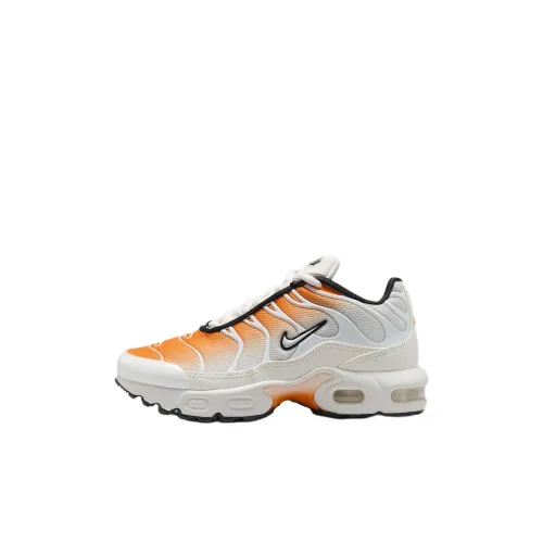 Nike Air Max Plus Low Top Детская беговая обувь Оранжевый Белый для детей 3-7 лет