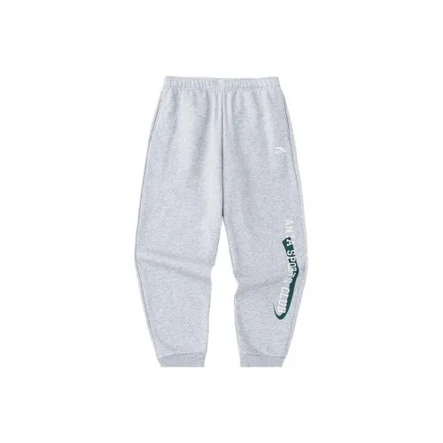 ANTA Life Collection Вязаные тренировочные брюки мужские серый фотиния серый