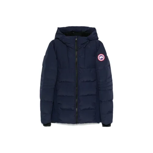 Canada Goose HyBridge Series Морской Синий Мужские Пуховики