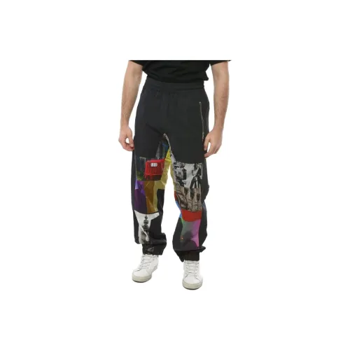 DRIES VAN NOTEN Черные мужские вязаные тренировочные штаны