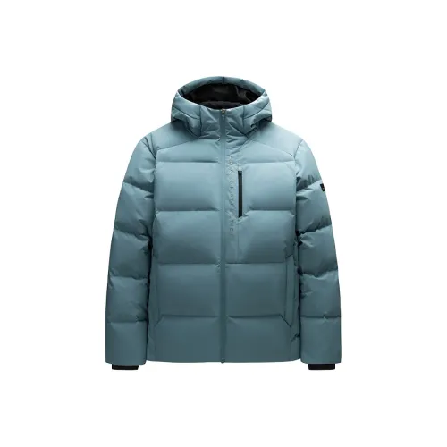 ANTA Down Jacket Men's Ocean Current Green ANTA Пуховик Мужской Ocean Current Зеленый