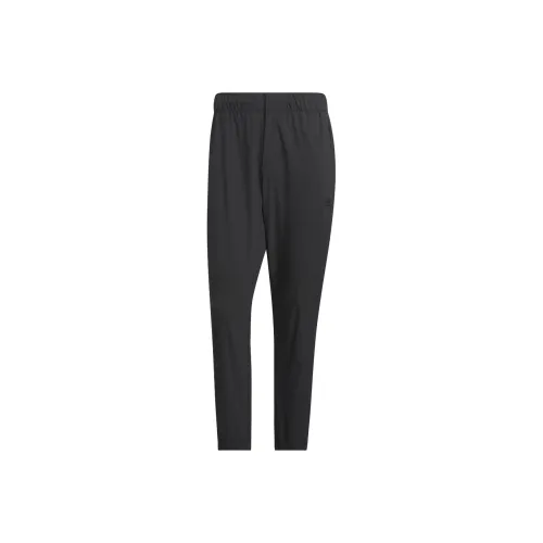 Adidas Черные Мужские Вязаные Тренировочные Штаны