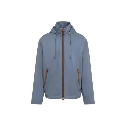 KITON Мужские серые куртки