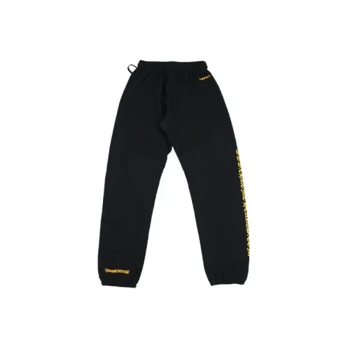 Chrome Hearts Черные Унисекс Вязаные Тренировочные Брюки