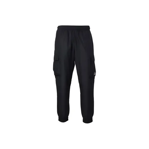 EMPORIO ARMANI Вязаные тренировочные брюки мужские черные