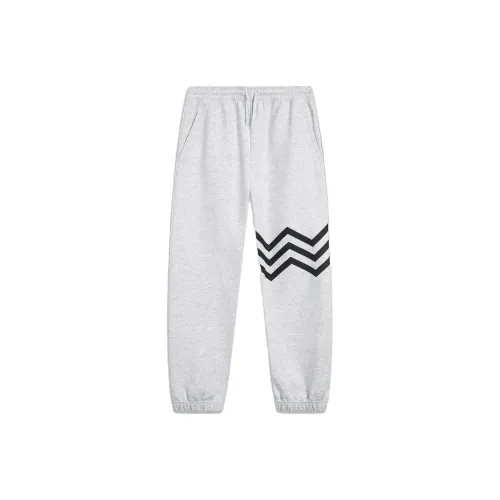 LINING Wade Collection Камень Меланж Серый Мужские Вязаные Тренировочные Штаны