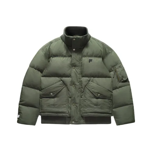 FILA FUSION FILA FUSION X Avocado Кожа Темно-зеленый Мужской Пуховики