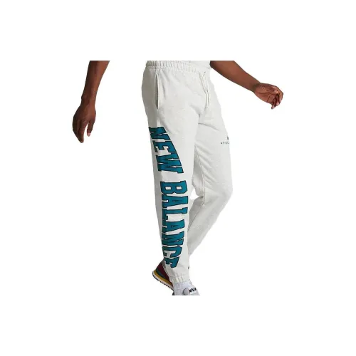New Balance Серые Унисекс Вязаные Тренировочные Брюки