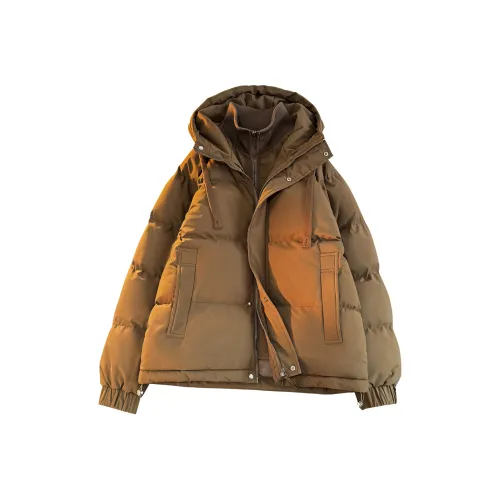 PUCCA Хлопковый пуховик Унисекс Кофейный