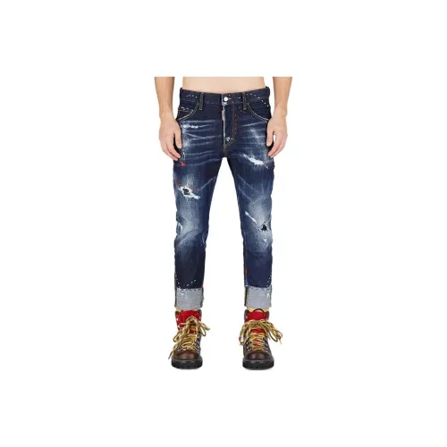 DSQUARED 2 Blue Men's Jeans DSQUARED 2 Синий Мужской Джинсы