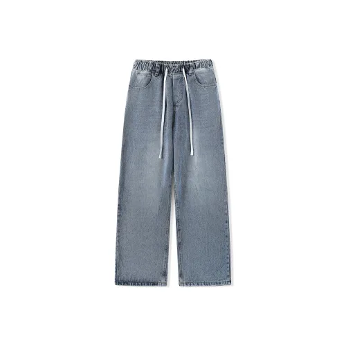 ELCORO Синие Унисекс Джинсы