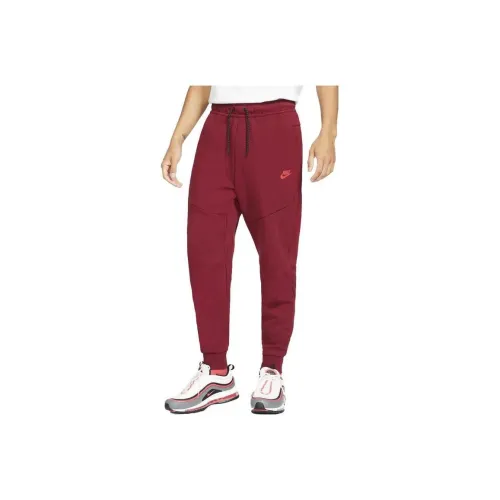 Nike Red Men's Knitted Training Pants Nike Красные Мужские Вязаные Тренировочные Штаны