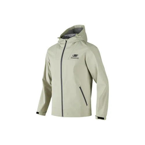 Skechers Basic Sports Series Куртки и пальто Мужские Прочный Серый