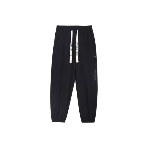 Sweed.Inc Черные Унисекс Вязаные Тренировочные Брюки