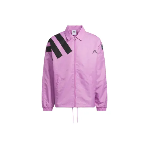 Adidas Anthony Edwards Пурпурно-розовый Мужской Куртки
