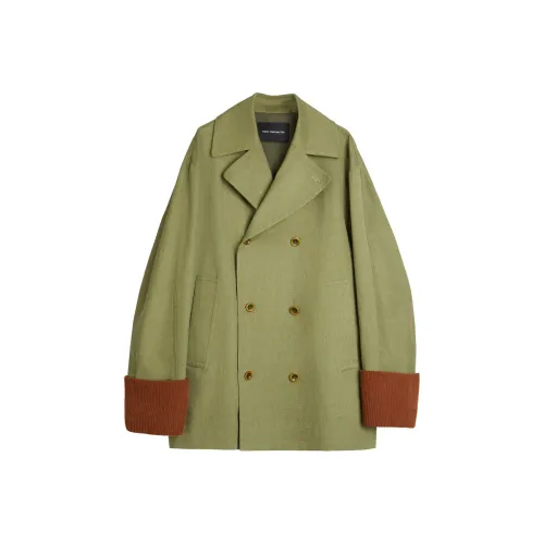 Dupu Contracted Куртки и Пальто Мужской Светло-Зеленый