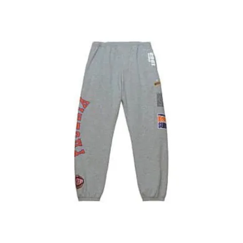 Mitchell Ness Серые Мужские Вязаные Тренировочные Штаны
