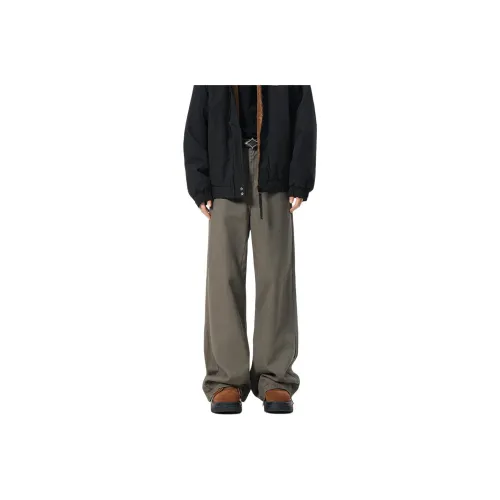 SONGXIER Коричневые унисекс джинсы